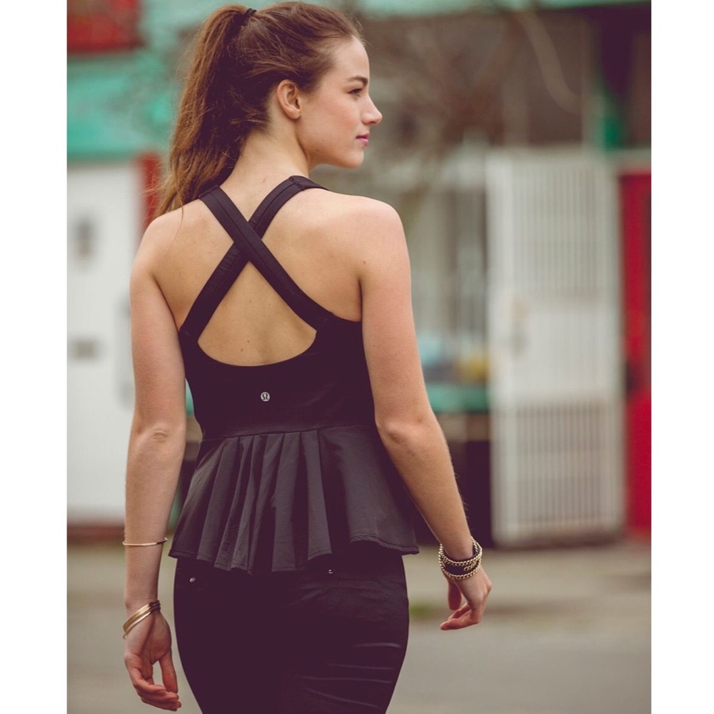 Rare Lululemon Peplum Tank Top